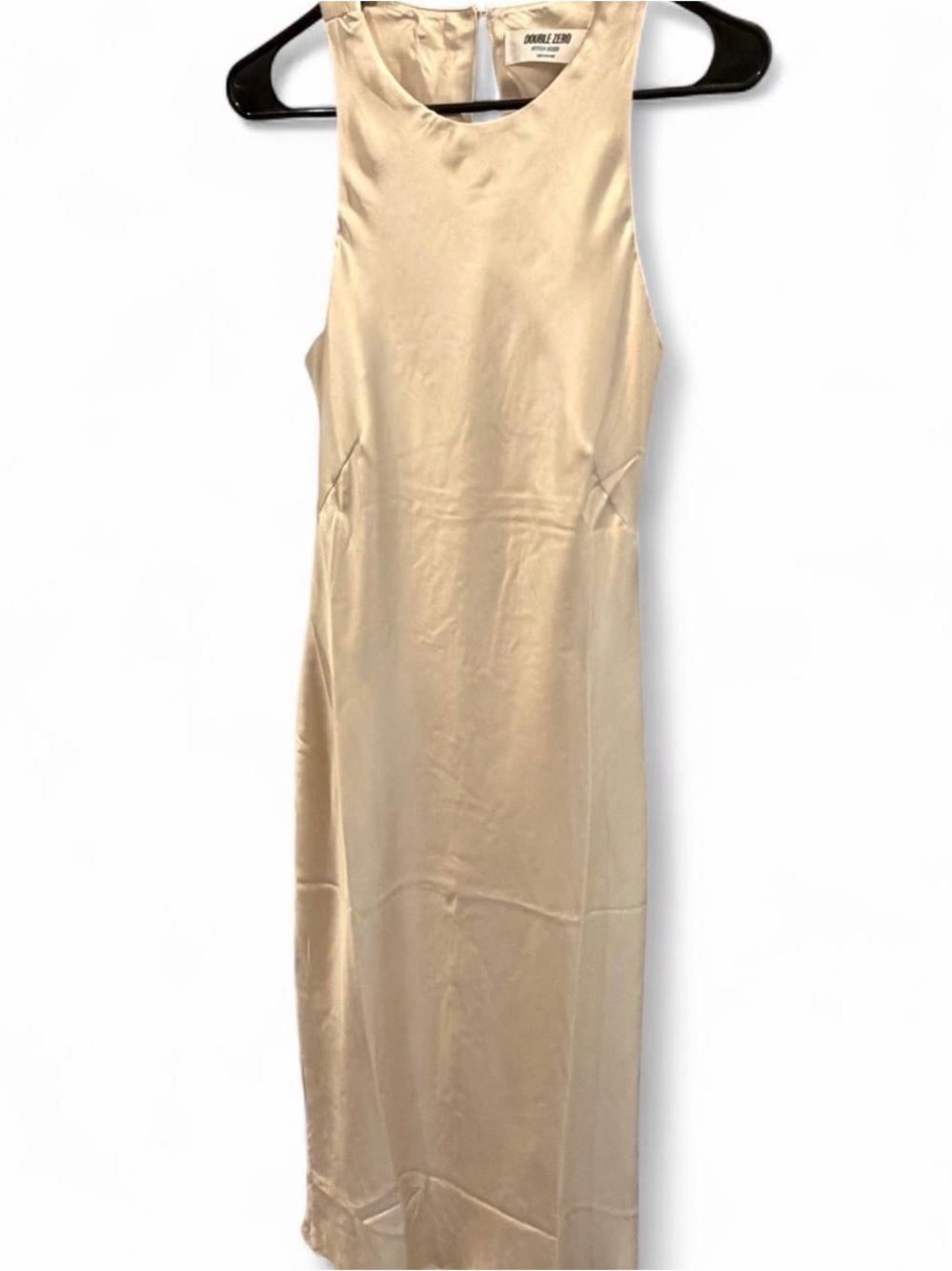 Double Zero Cream Silky Dress